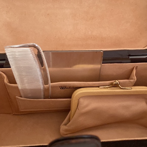 VTG Waldman  Brown Suede/Leather Handbag - Picture 5 of 15